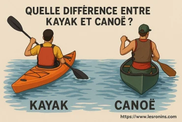 Quelle différence entre kayak et canoë ?