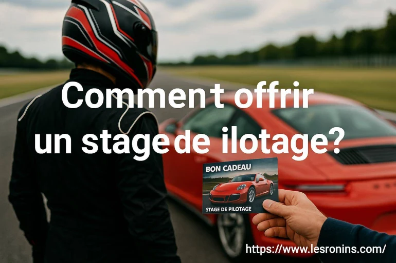 Comment offrir un stage de pilotage en toute simplicité ?