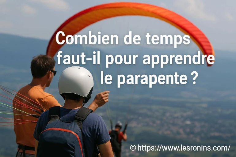 Combien de temps faut-il pour apprendre le parapente ?
