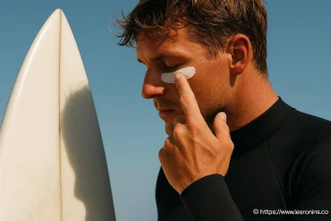 Pourquoi les surfeurs mettent-ils de la crème sous les yeux ?