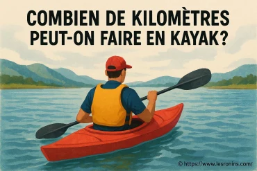 Combien de kilomètres peut-on parcourir en kayak ?