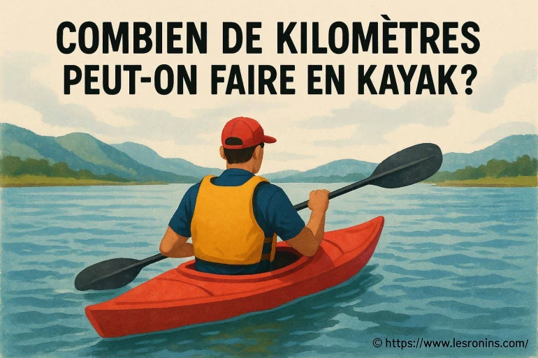 Combien de kilomètres peut-on parcourir en kayak ?