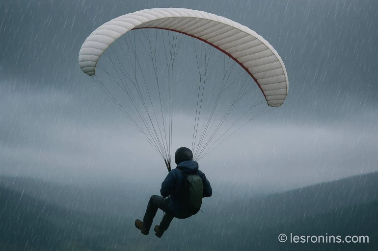 Peut-on faire du parapente quand il pleut ?