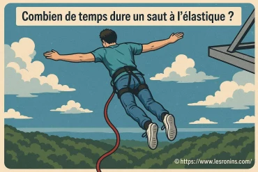 Combien de temps dure un saut à l'élastique ?