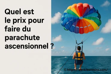 Quel est le prix pour faire du parachute ascensionnel ?