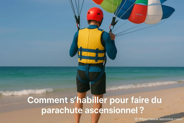 Comment s’habiller pour faire du parachute ascensionnel ?