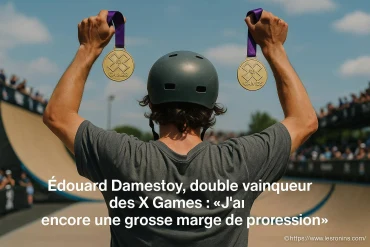 Edouard damestoy double vainqueur des x games : une marge de progression importante