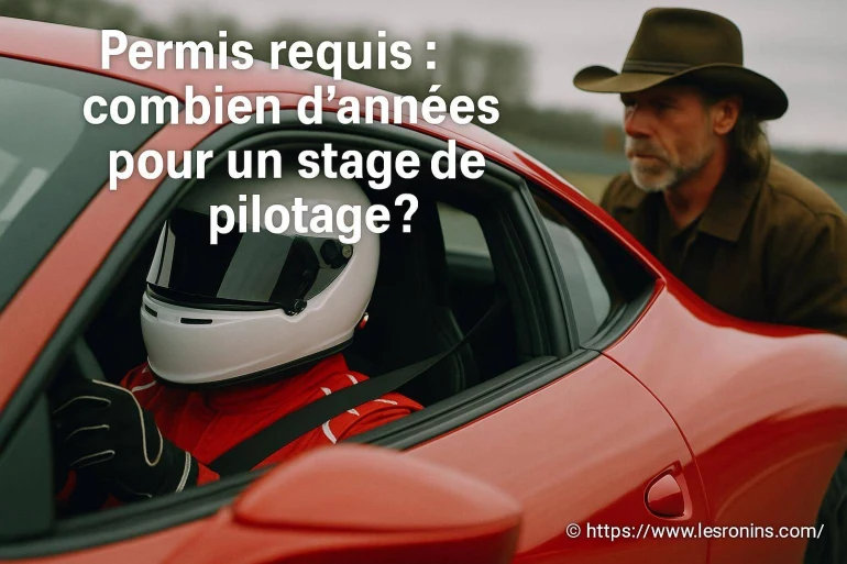 Permis requis : combien d’années faut-il pour un stage de pilotage ?