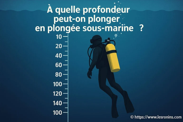 À quelle profondeur peut-on plonger en plongée sous-marine ?