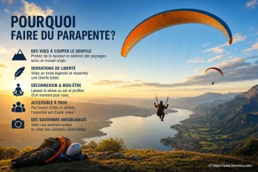 Pourquoi faire du parapente ? découvrez les sensations uniques du vol libre