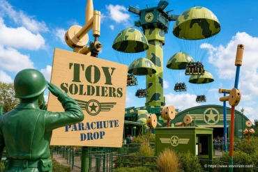 Toy soldiers parachute drop à disneyland paris : guide complet de l’attraction