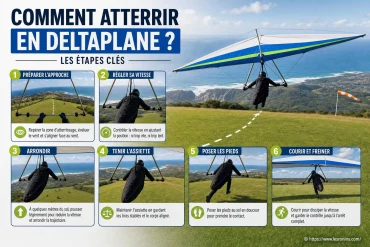 Comment atterrir en deltaplane ? les étapes clés pour un atterrissage réussi