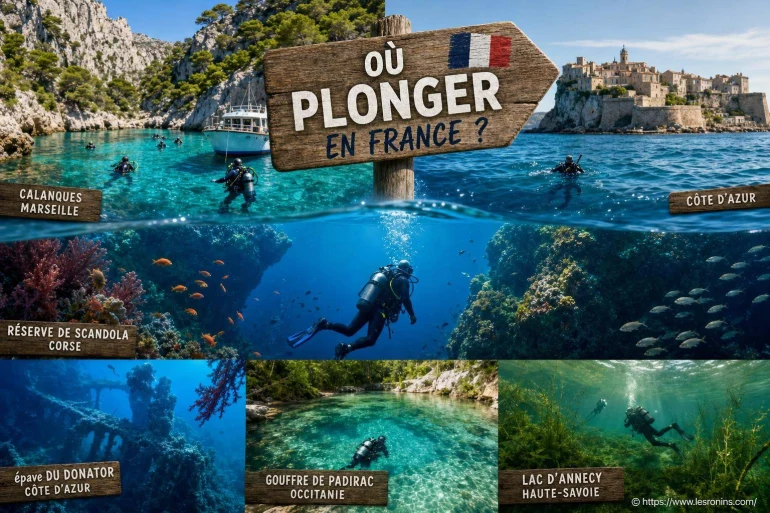 Où plonger en France ? Les plus beaux spots sous-marins