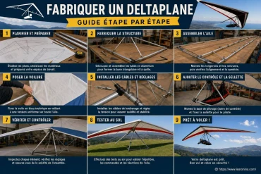 Fabriquer un deltaplane : guide étape par étape