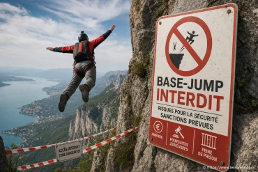 Base-jump interdit en France : réglementation et sanctions