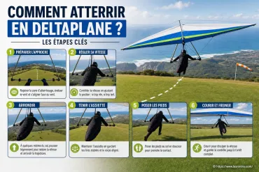 Comment atterrir en deltaplane ? les étapes clés pour un atterrissage réussi