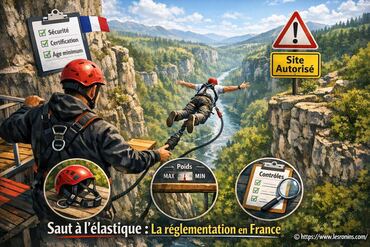 Saut à l'élastique : quelle réglementation en vigueur en France ?