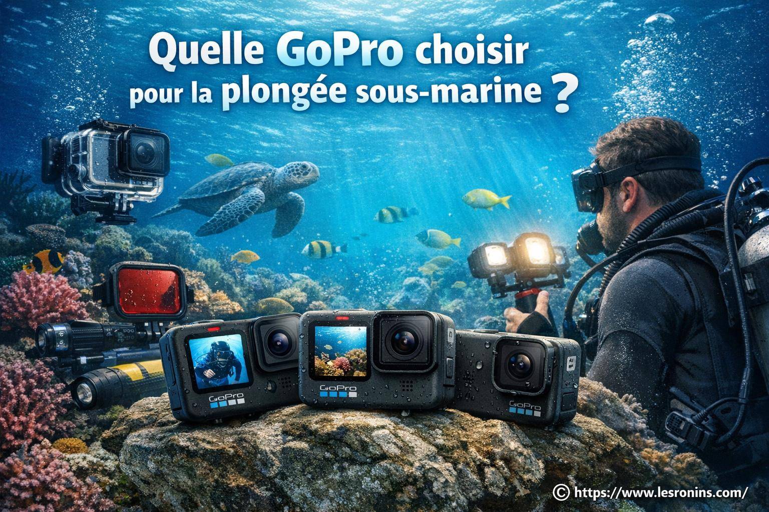 Quelle GoPro choisir pour la plongée sous-marine ?